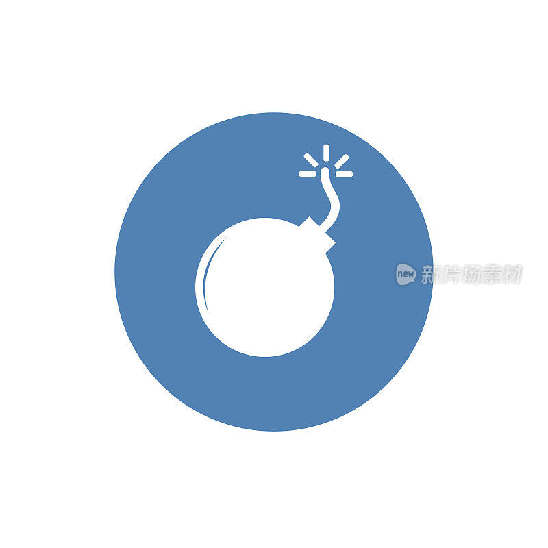 Bomb icon,vector illustration. Flat design style. vector icon illustration isolated on White background. bomb icons graphic design vector symbols.